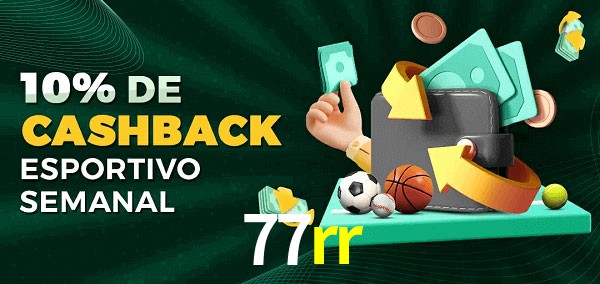 10% de bônus de cashback na 77rr